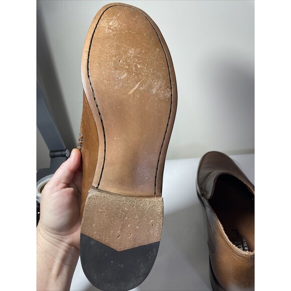 Esquivel Loafers Made in USA Mens Size 14 Brown The Don Shoes Slip On Handmade - Picture 8 of 10